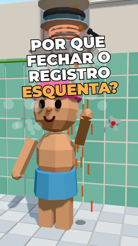 Por que fechar o registro esquenta?